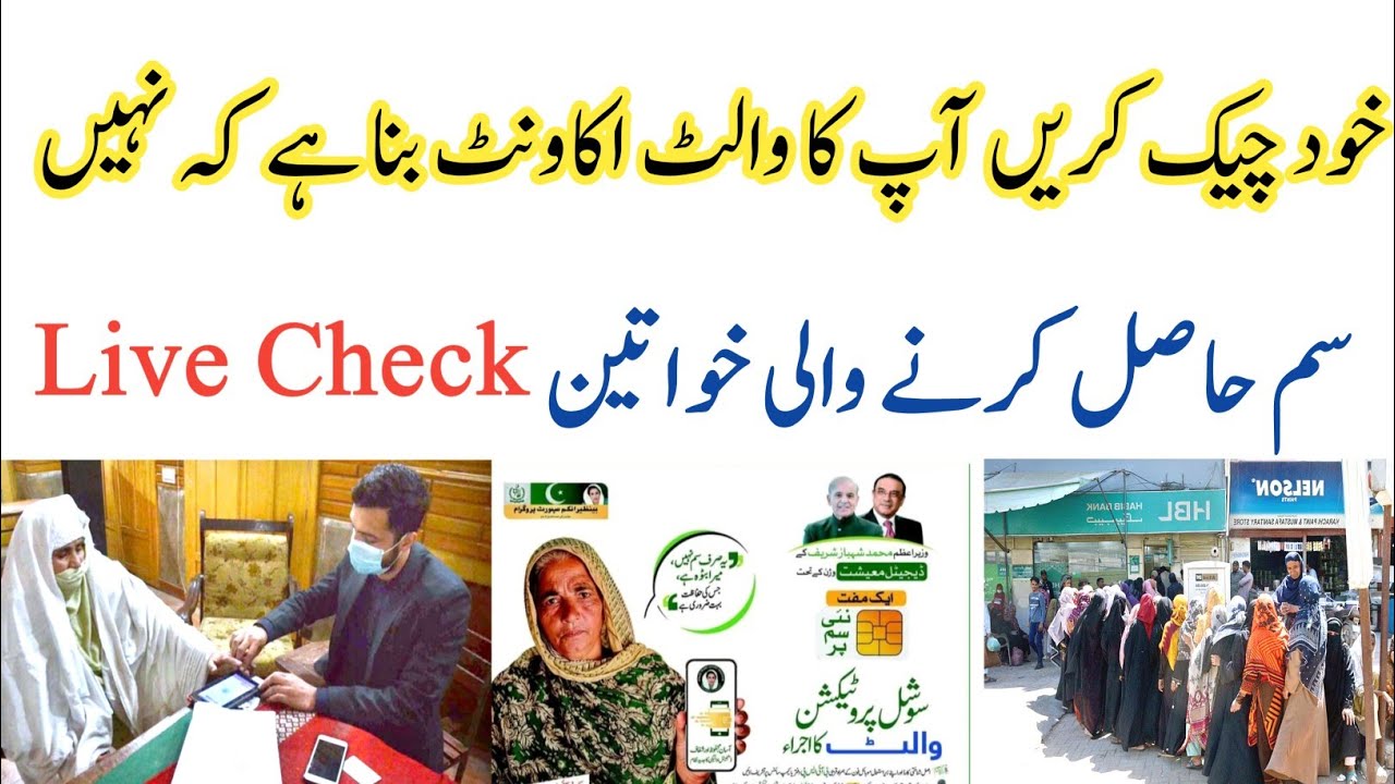 Wallet Sim Account Bisp Khud Check Krin |Live Check|8171 Bisp|Ehsas Kfalat|