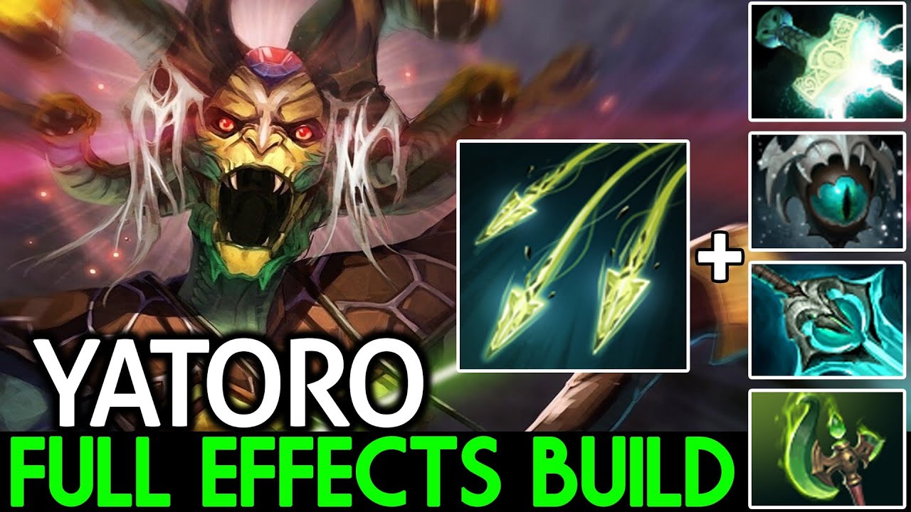 YATORO [Medusa] Power of Split Shot with Scepter + Full Effects Build Dota 2