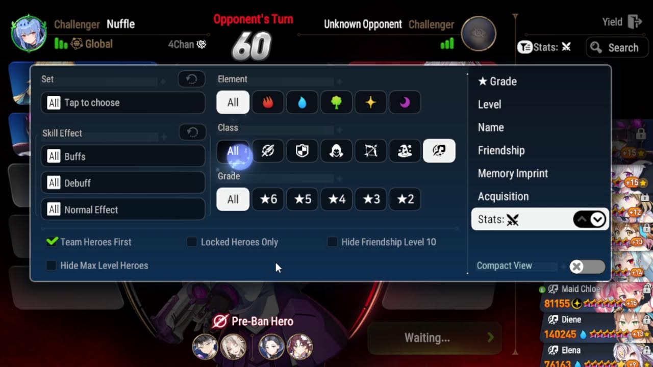 Epic 7.  3 stars vs RTA. 10/02/26
