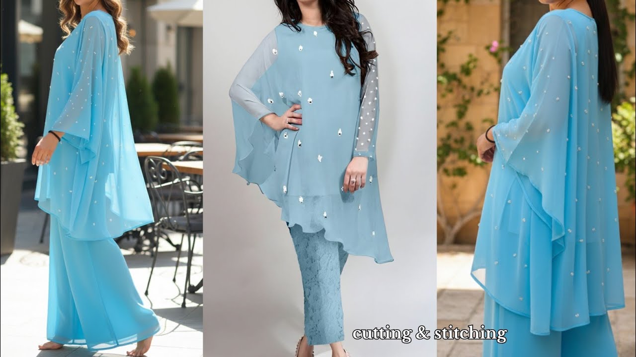 ✅Trending Insta Viral🔥 Kaftan Cutting & Stitching | One Side Sleeves Kaftan Cutting & Stitching