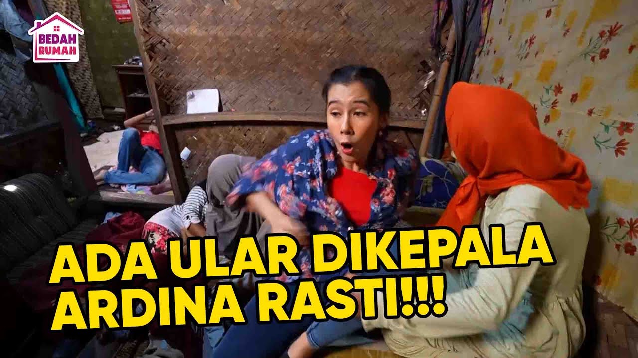NGERII BANGET !! ADA ULAR DI KEPALA ARDINA RASTI❗❗😱