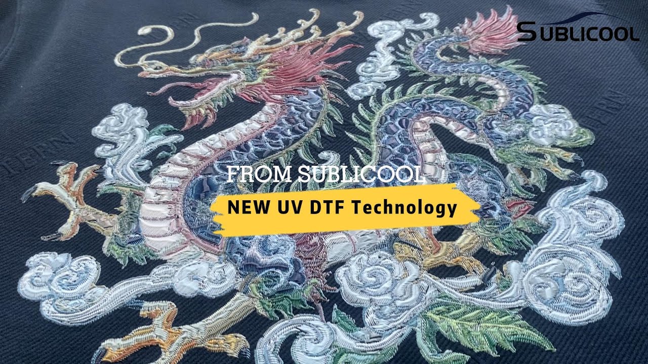 2025 New Upgraded UV DTF Printing to Achieve Embroidery Effect