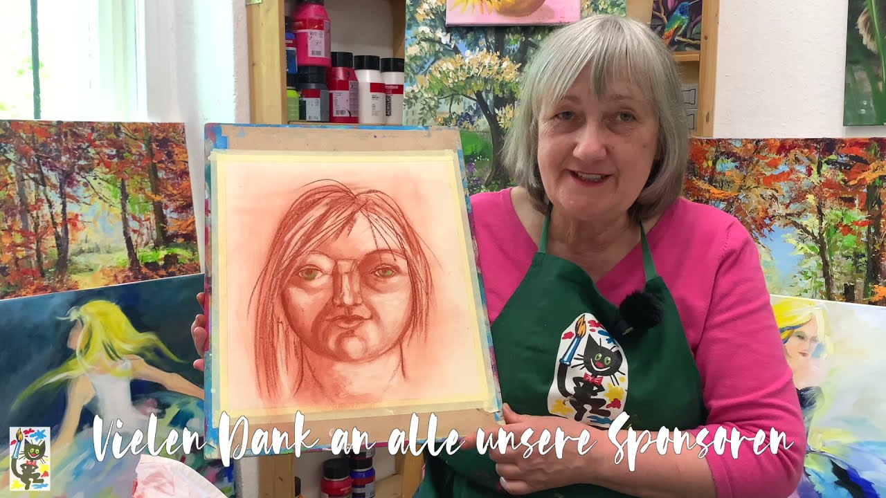 Rötelportrait zeichnen: So gelingen die Zusammenhänge im Gesicht