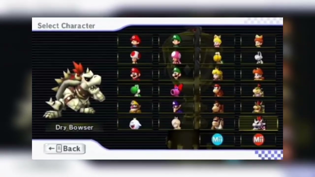 title screen from mario kart wii but it fades into the main menu - (nightcore and reverb)