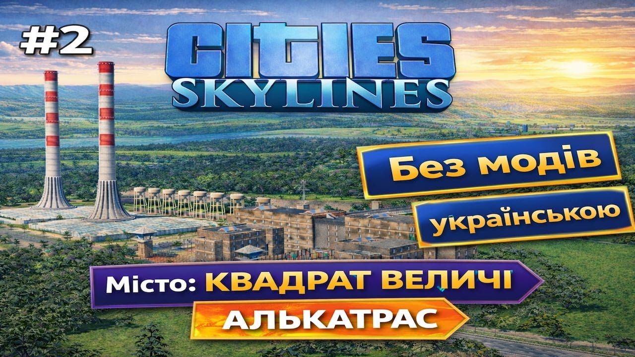 Cities Skylines — від села до Мегаполіса | Квадрат Величі | Серія #2