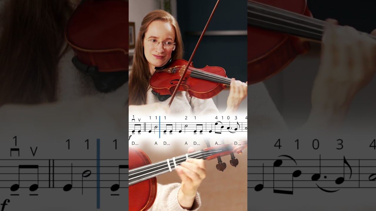 Skyfall by Adele - Beginner Play-Along Tutorial - Violin Sheet Music + Piano Accompaniment