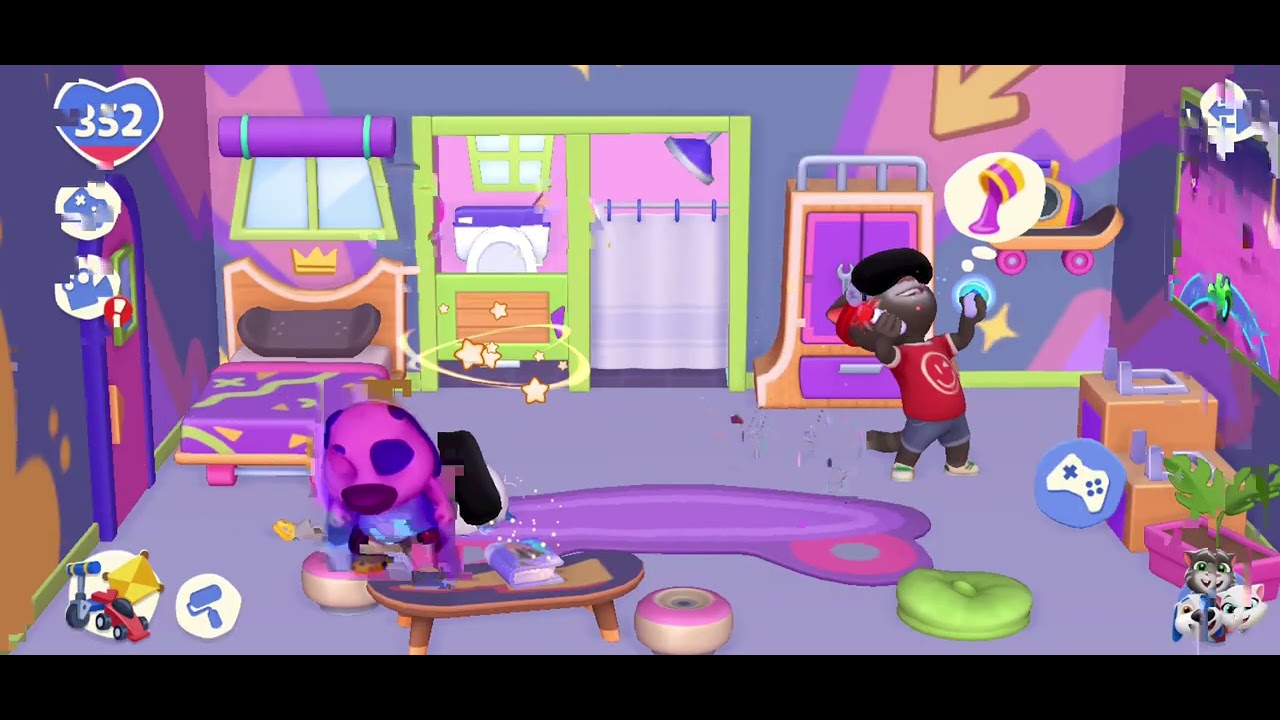 Reality vs real video My Talking Tom Friends 2