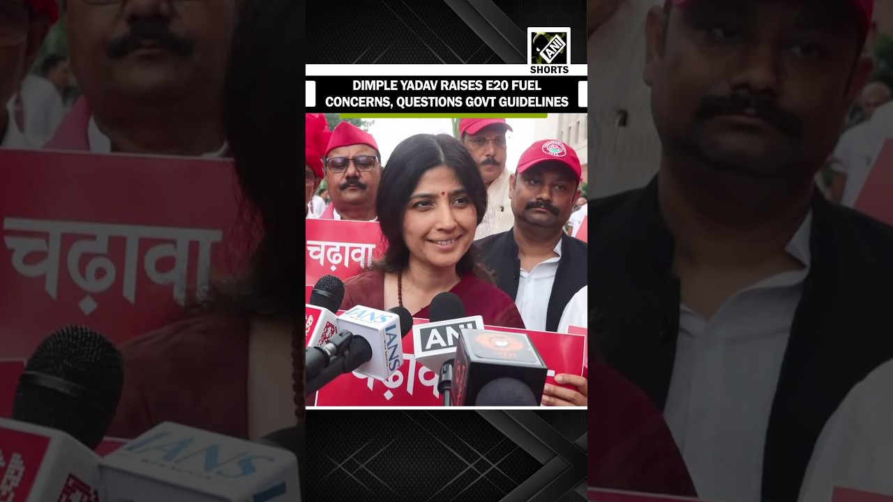 &ldquo;E20 fuel is damaging engines&hellip;&rdquo; SP MP Dimple Yadav raises concerns on E20 fuel policy