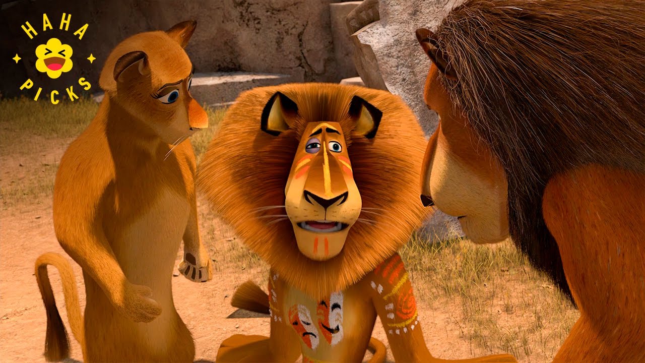 Alex Doesn't Realize He's Supposed to Fight | Madagascar: Escape 2 Africa