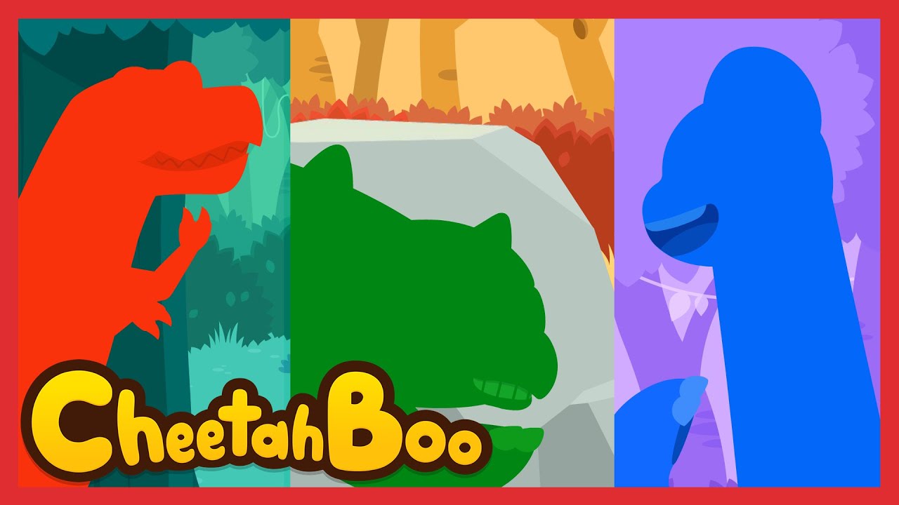 Come find us too! | DinoHide and Seek | Dinosaurs for kids | Nursery rhymes & Kids Song #Cheetahboo