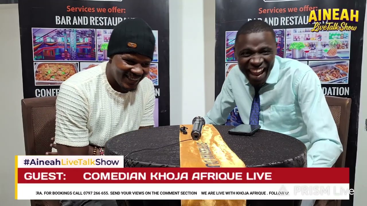 KHOJA AFRIQUE LIVE ON AINEAHLIVETALKSHOW 