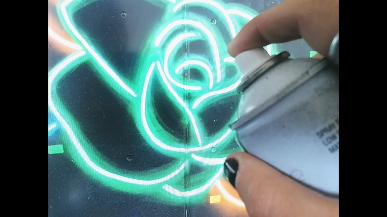 I Made A Neon Graffiti Piece!!!