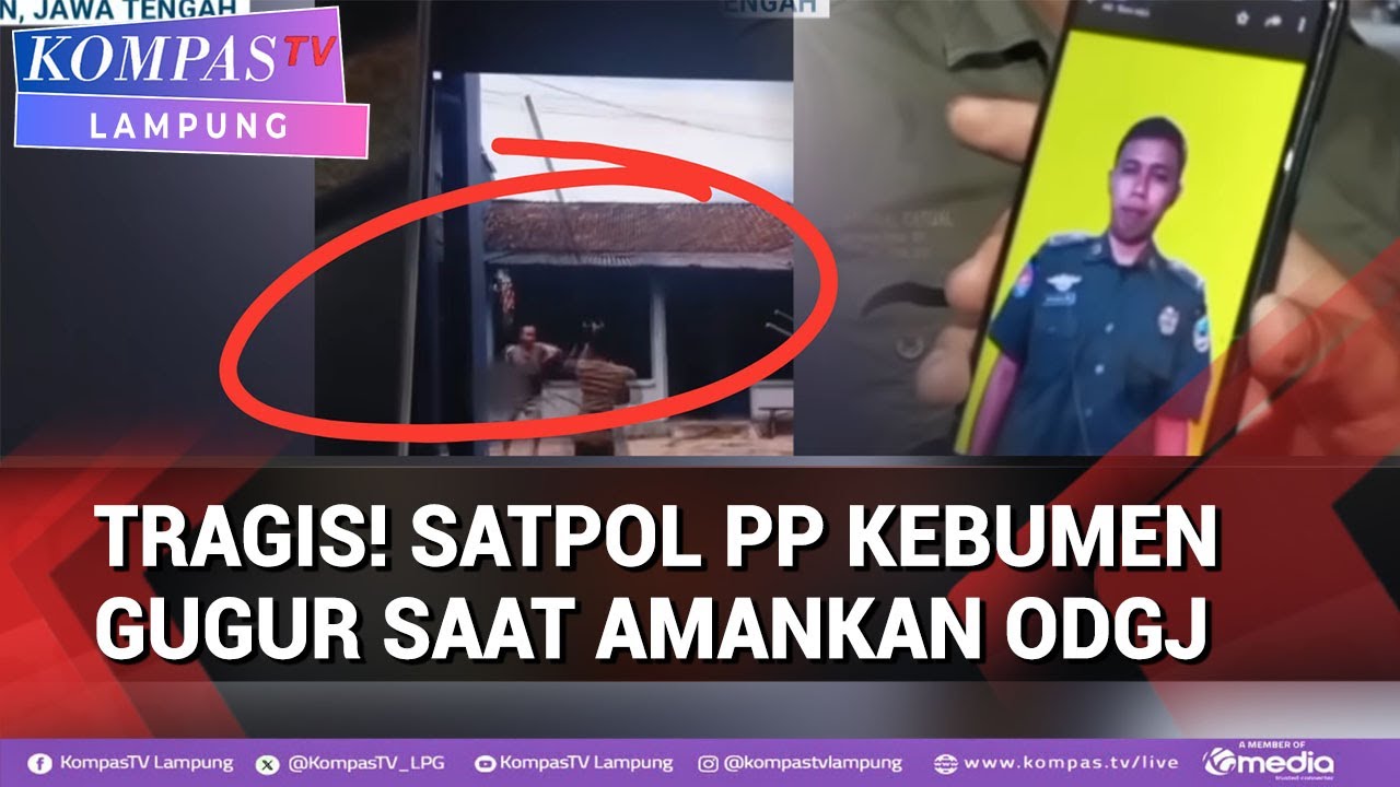 Anggota Satpol PP Kebumen Gugur Saat Amankan ODGJ