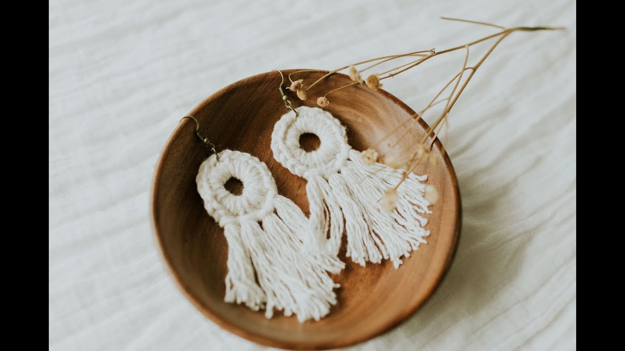 DIY Boho Crochet Earrings