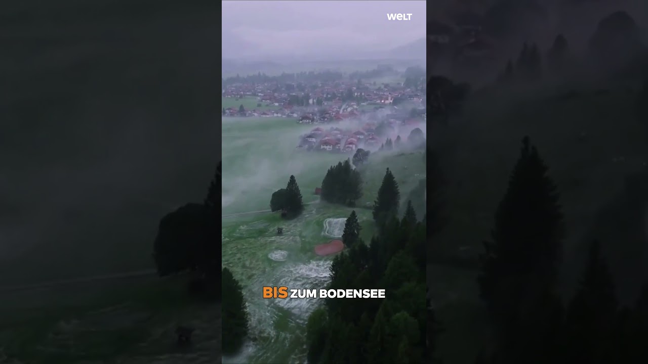 UNWETTERWARNUNG IN DEUTSCHLAND: DWD schl&auml;gt Alarm! &ndash; Heftiger Hagel und Sturm im S&uuml;den erwartet