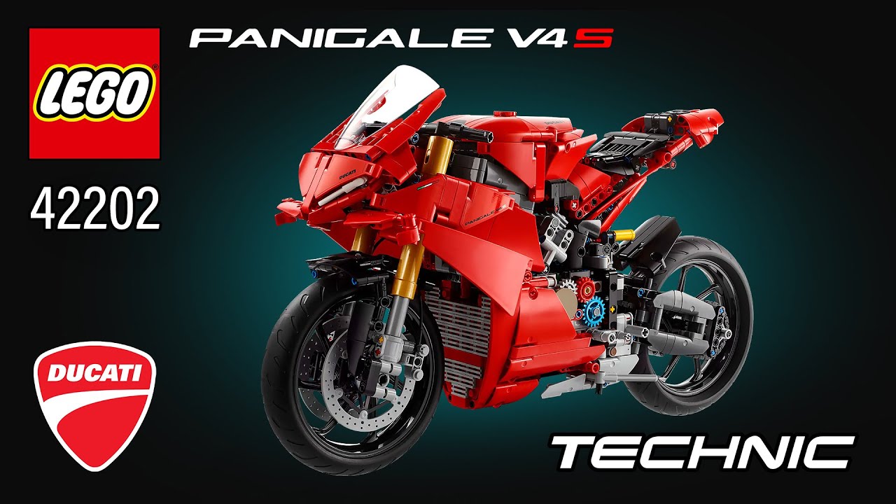 LEGO&reg; Technic&trade; Ducati Panigale V4 S Motorcycle (42202)[1603 pcs] Step-by-Step Building Instructions
