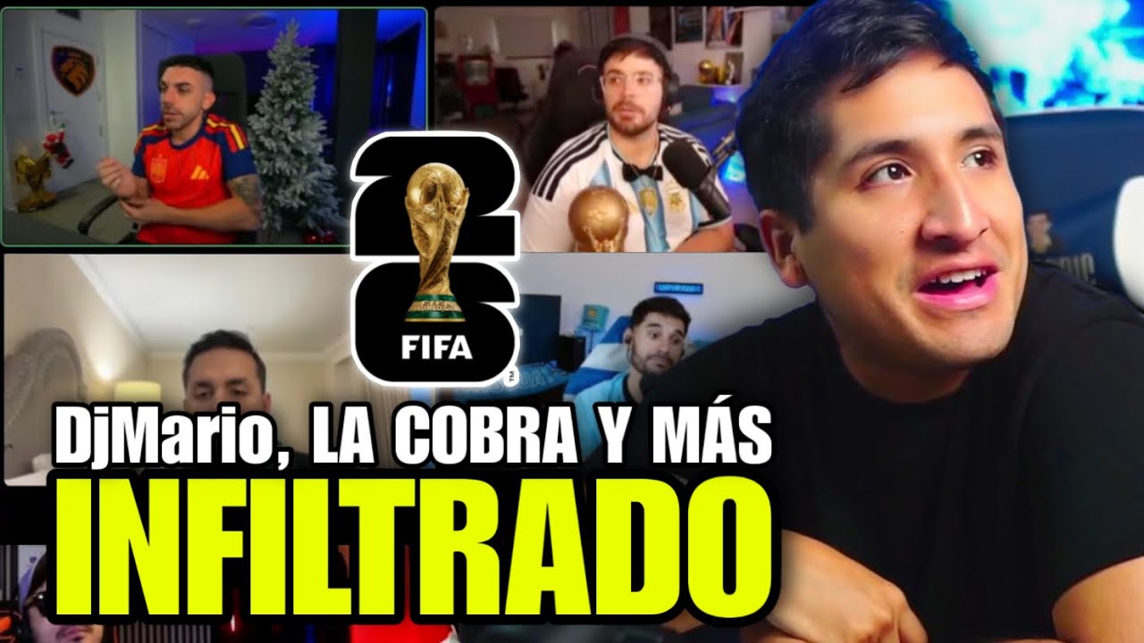 LOS GRUPOS DEL MUNDIAL🔥DEBATE DE SELECCIONES CON LA COBRA, DJMARIO, MIKE Y M&Aacute;S