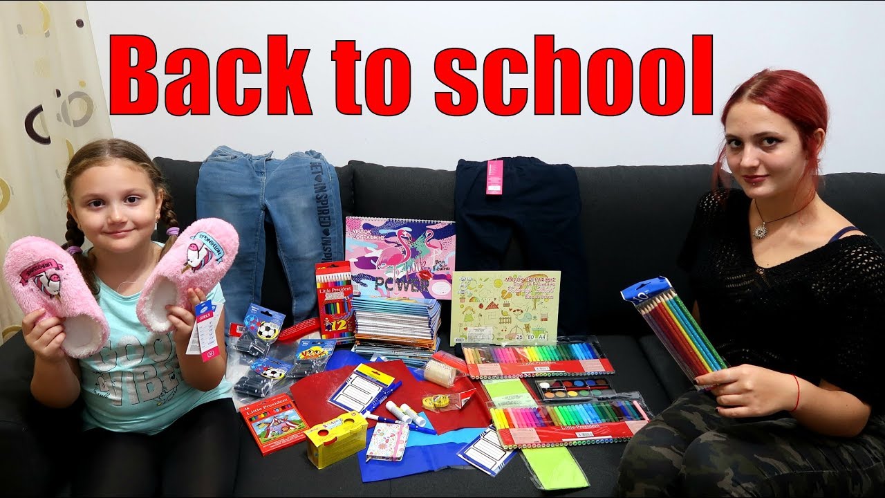 Back to school Ce RECHIZITE si HAINUTE i-a CUMPARAT Laura lui Betty?