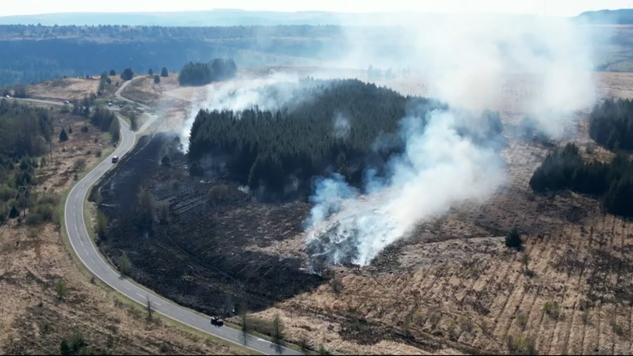 ITV Wales at Six | Welsh Wildfires