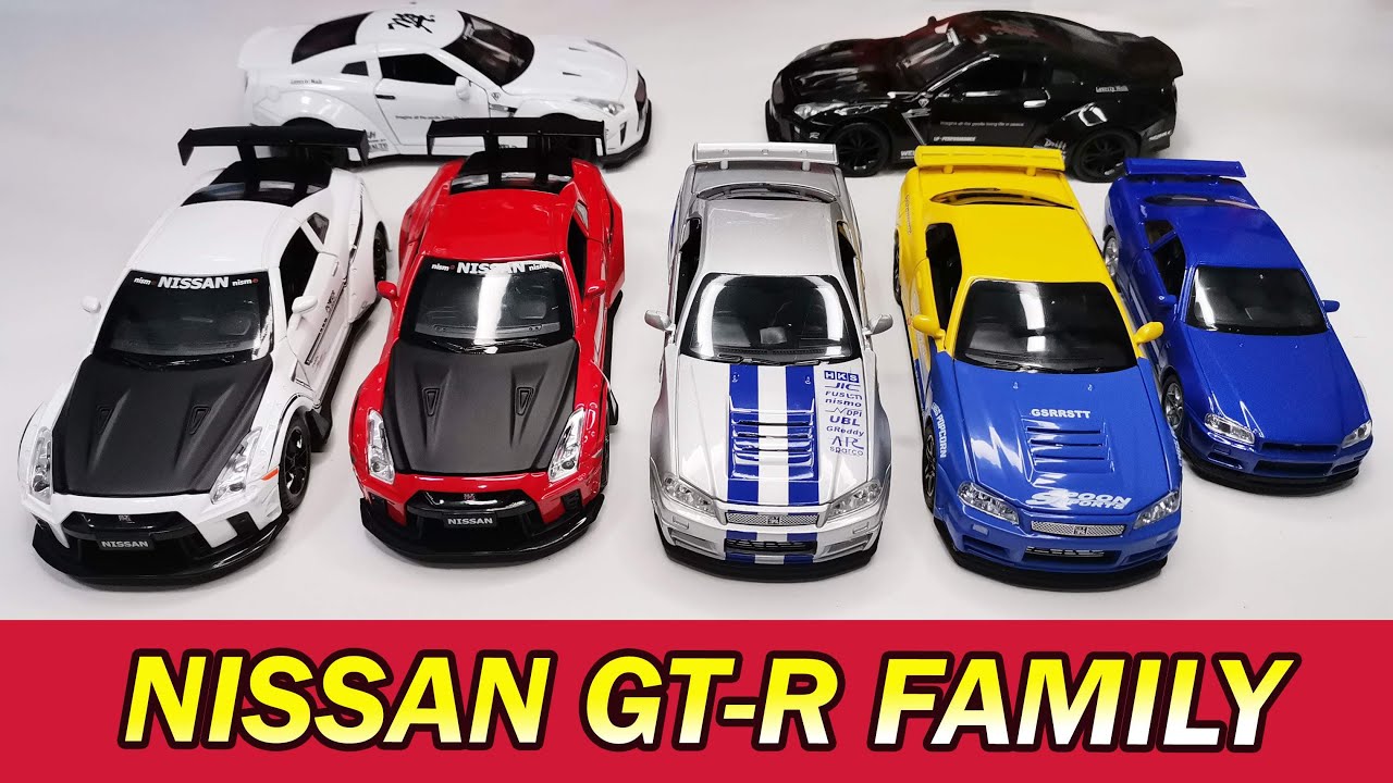 Nissan GTR Family | 7 Stunning Nissan GTR Diecast Model Cars in 1/32 & 1/36 Scales | Speedo Club