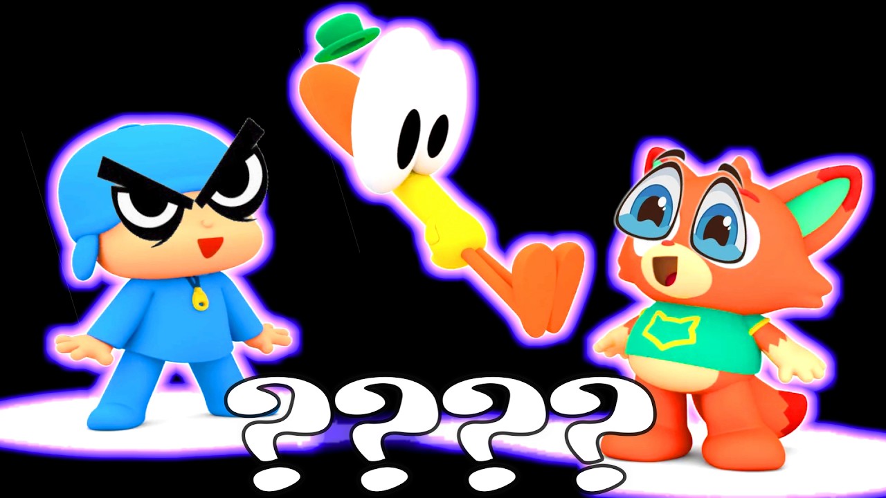 10 Pocoyo Crying FOXY & THE-DUCK!! || Sound Variations in 35 seconds