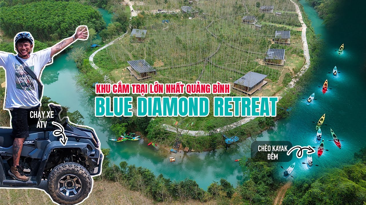 Chill hết nấc tại Blue Diamond Retreat Quảng Bình: Nơi bình yên gặp gỡ núi rừng | #GauHamDi 48