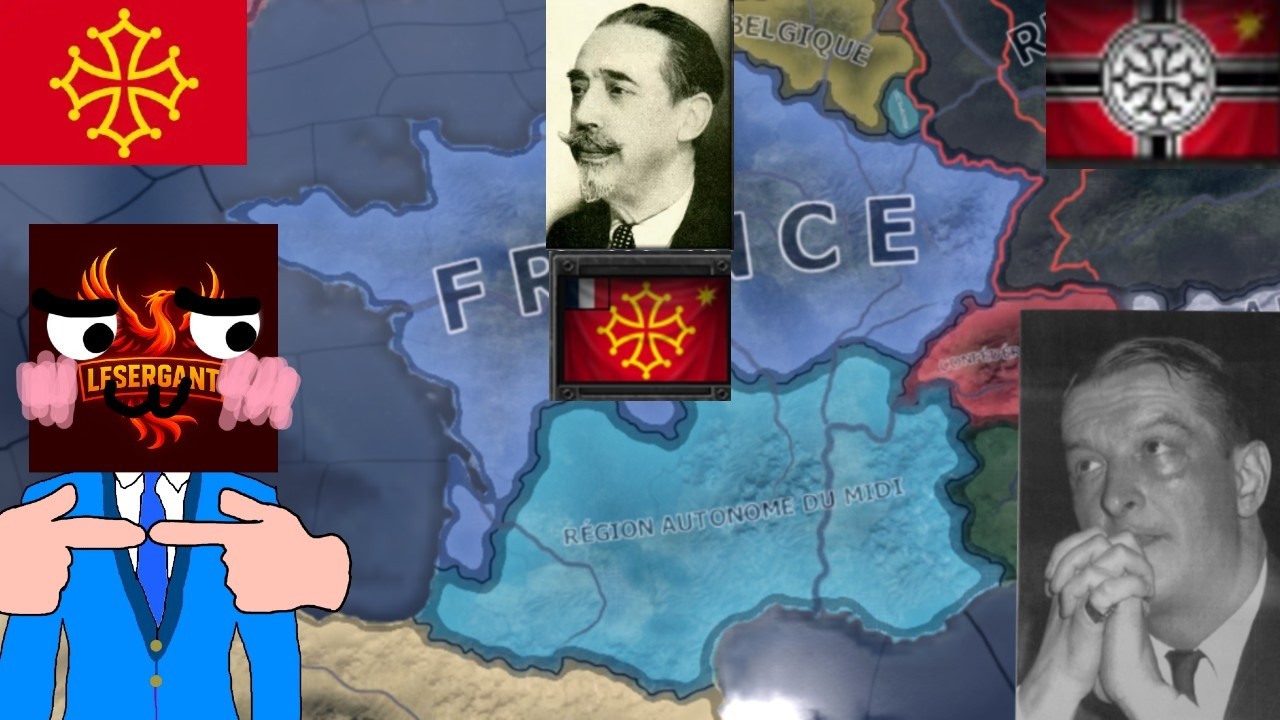 je joue l'Occitanie impérialiste #hoi4 #france