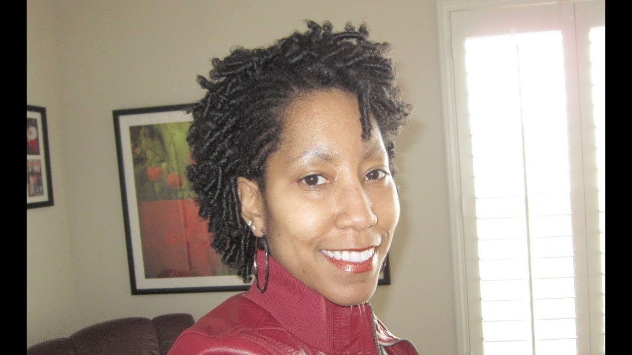 First Rod Set on Natural Hair