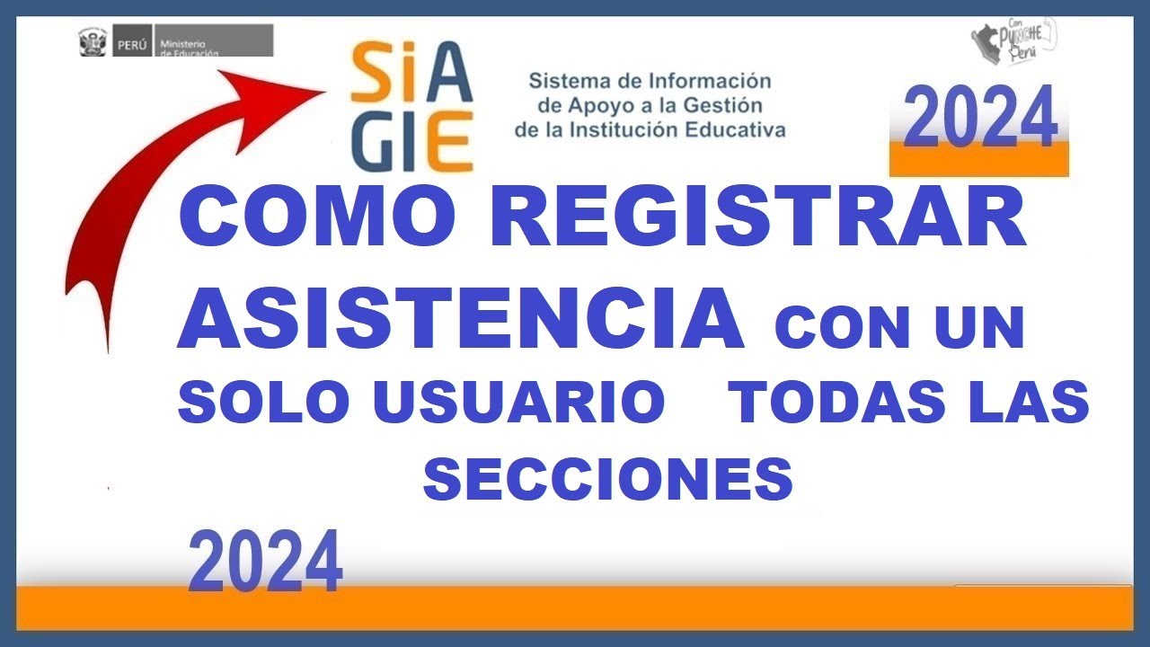 COMO REGISTRAR ASITENCIA DE ESTUDIANTE EN VER 5