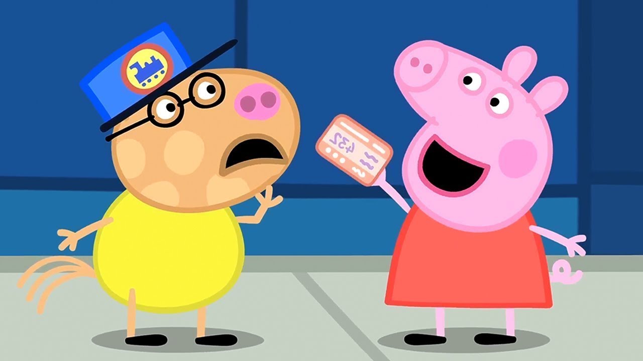 Kids TV and Stories | The Train Ride | Peppa Pig Full Episodes