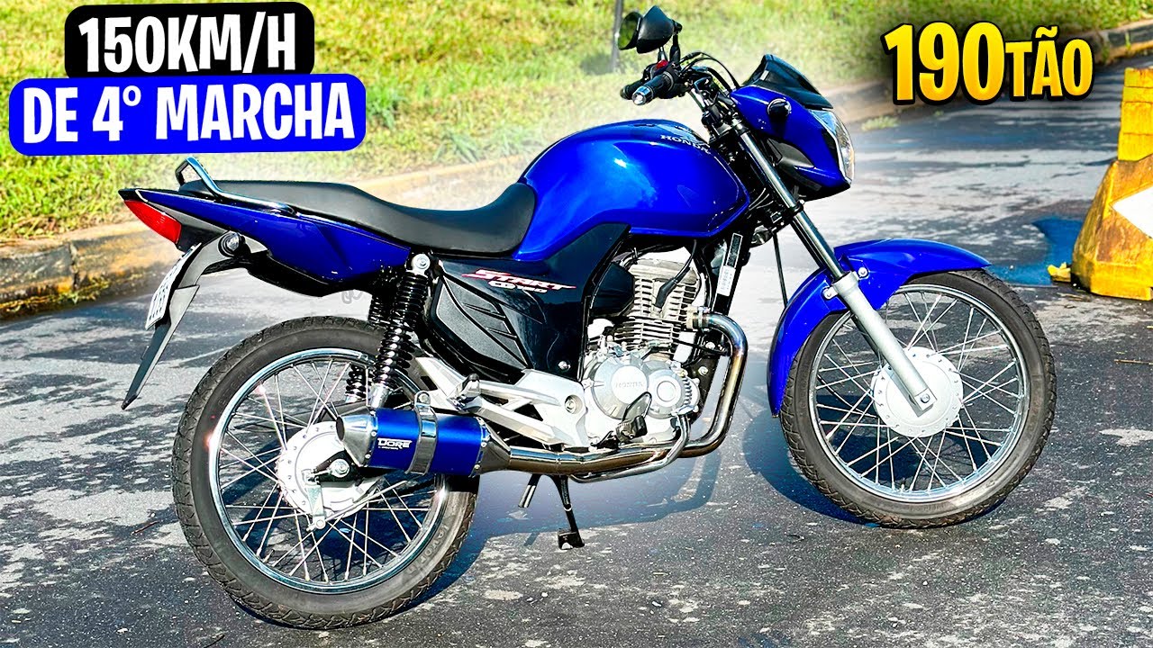 TESTEI A START 190 COM CABEÇOTE PREPARADO, RPM E PINHÃO 16