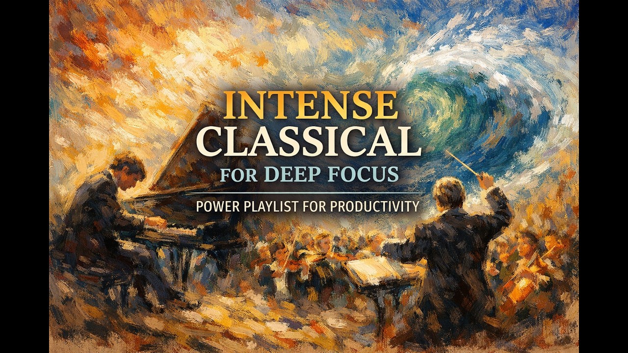 [𝓟𝓵𝓪𝔂𝓵𝓲𝓼𝓽] 🔥몰입을 부르는 격정적 클래식🔥 | 업무 효율 200% 개인 취향으로 엄선한 고출력 클래식 노동요🎹