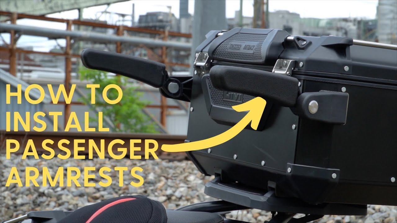 How to Install Universal Passenger Armrests on a Motorcycle
