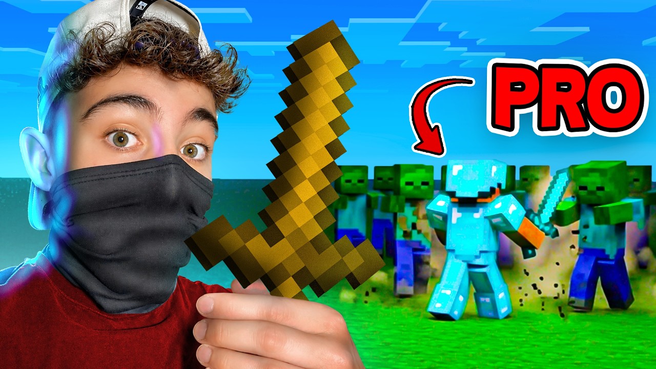 Un pro m’apprend à jouer à Minecraft en hardcore #1 (ft.@caca-e5i5y)