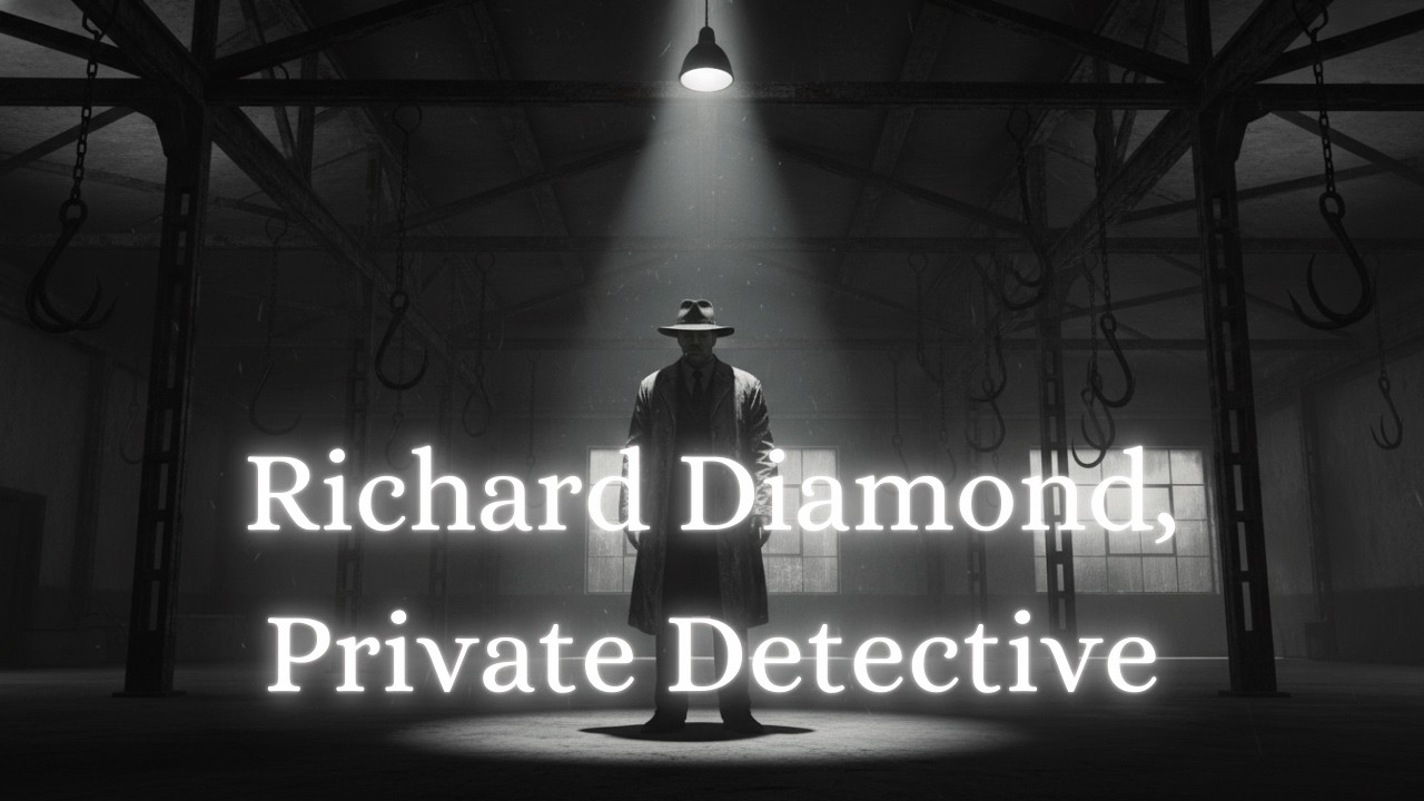 Richard Diamond, Private Detective  “Butchers And Protection Racket”  Classic Radio Noir