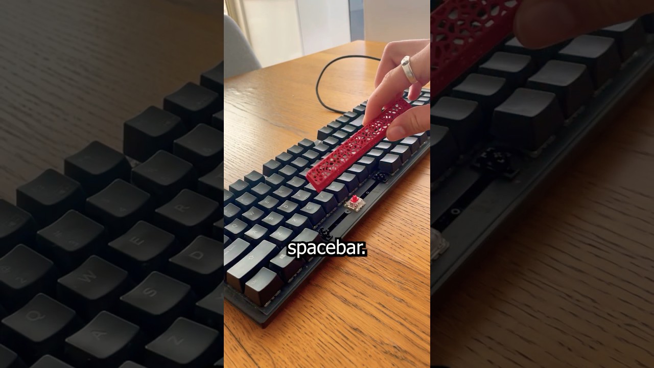 Replacing My Keyboard Keys, Space Bar