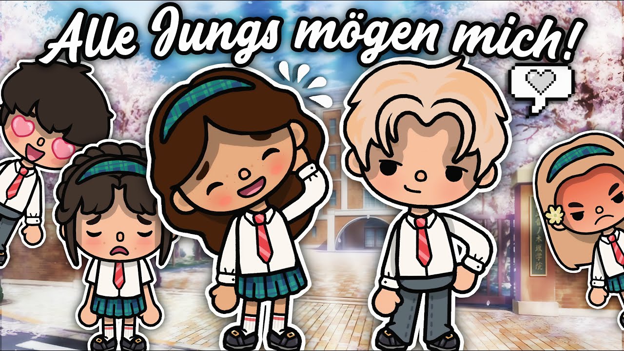 ALLE JUNGS MÖGEN MICH IN SÜDKOREA 🫰🏻🇰🇷 | EPISODE 4 | AESTHETIC GESCHICHTE | TOCA BOCA STORY