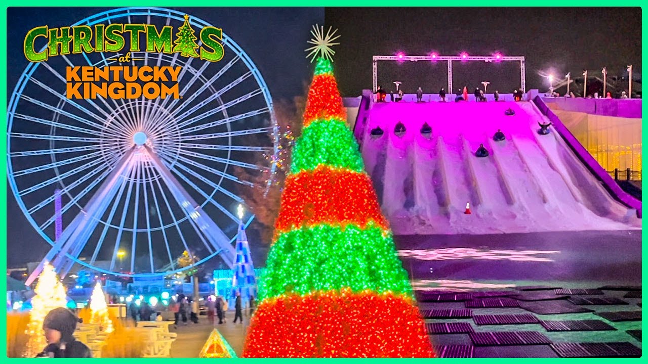 First Ever Christmas at Kentucky Kingdom! (Coaster Voyage #6) | Vlog