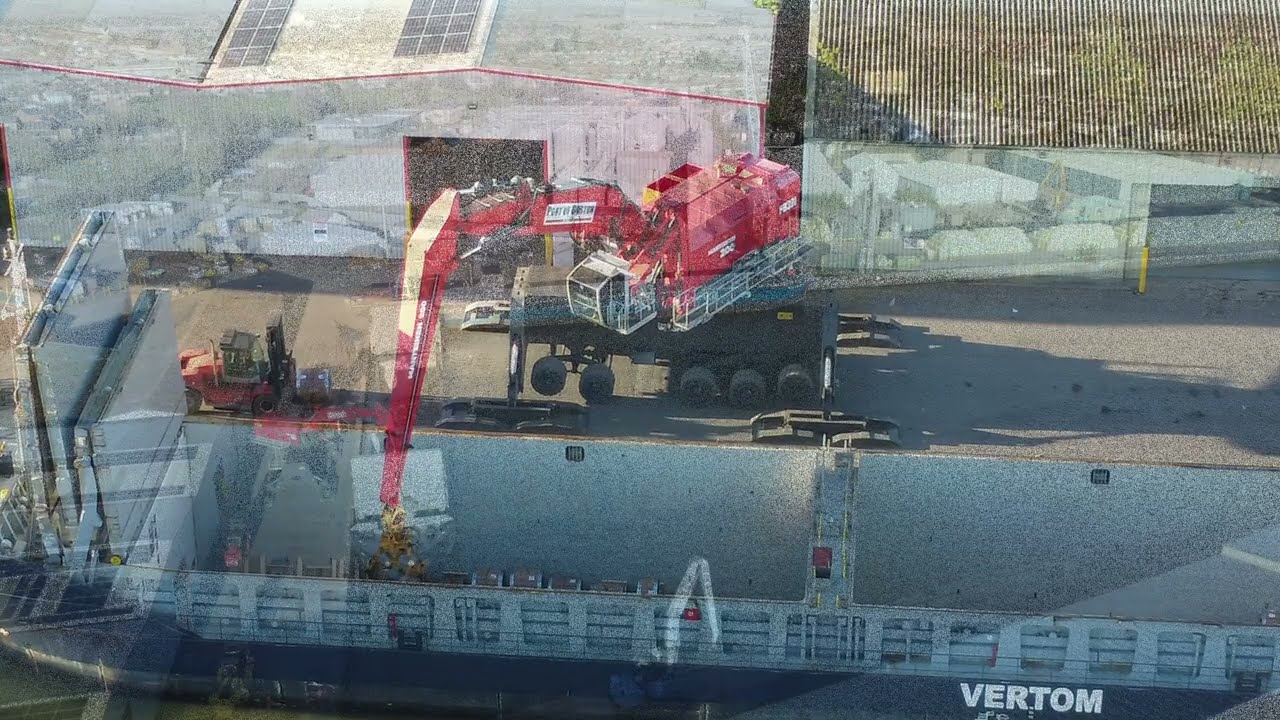 “Ship Unloading Steel Coils at Boston Docks, Lincolnshire | UK Port Operations”