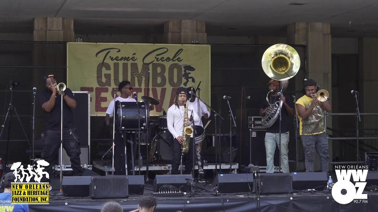 Young Fellaz Brass Band at Treme Creole Gumbo Fest