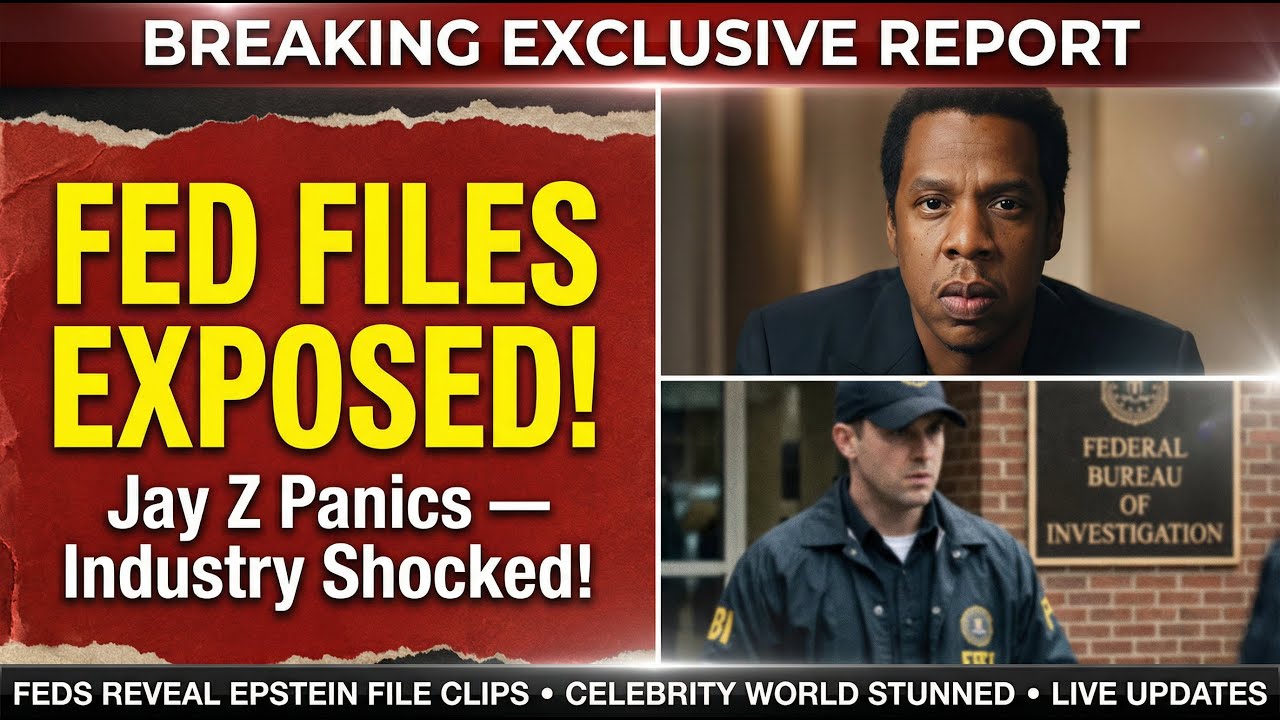 Jay Z PANICS As Feds Reveal Epst3in File Clips