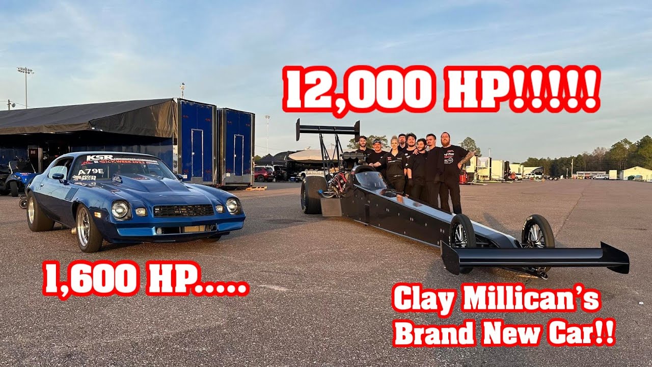 Знакомьтесь с НОВЕЙШИМ Top Fuel Dragster Клэя Милликана! (более 12 000 лошадиных сил!)