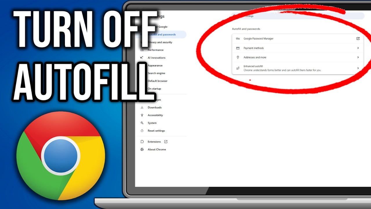 How to turn off autofill in google chrome | Guide Pro