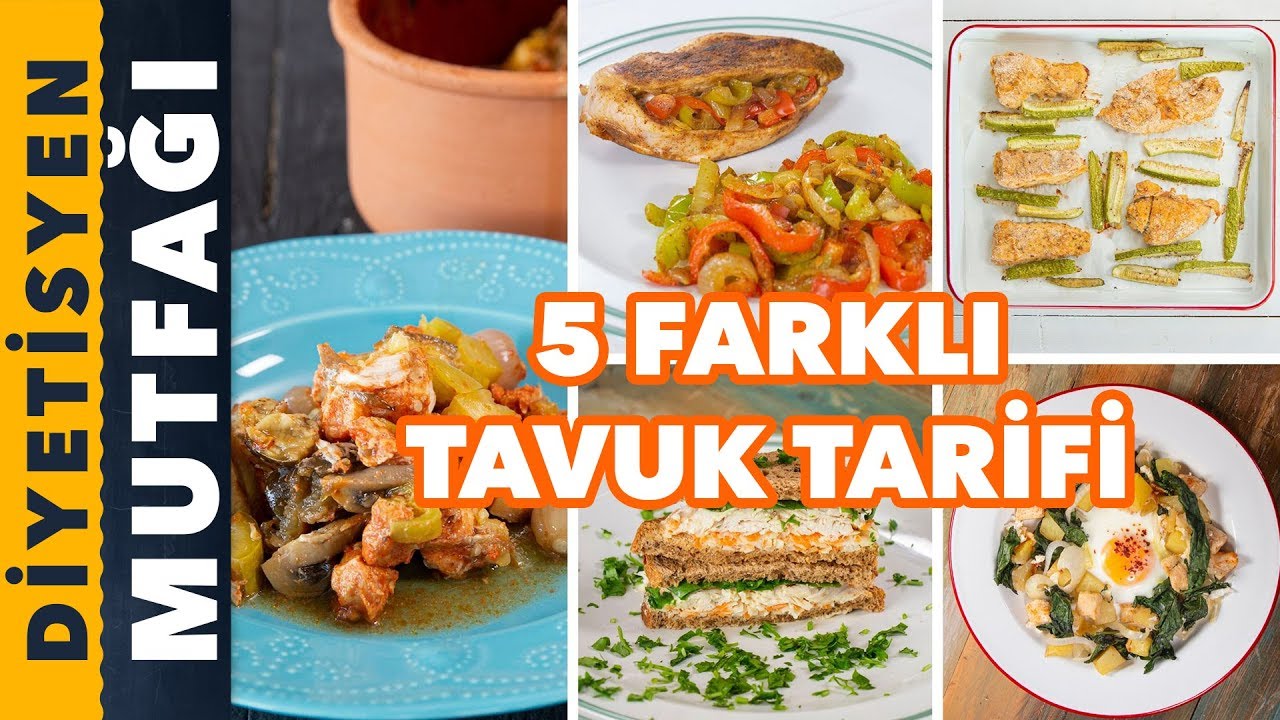 5 FARKLI PRATİK TAVUK TARİFİ | Diyetisyen Mutfağı