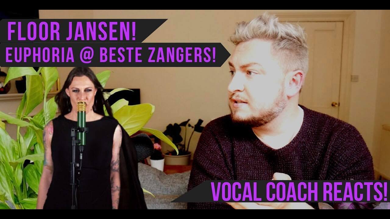 Vocal Coach Reacts! Floor Jansen! Euphoria @ Beste Zangers!