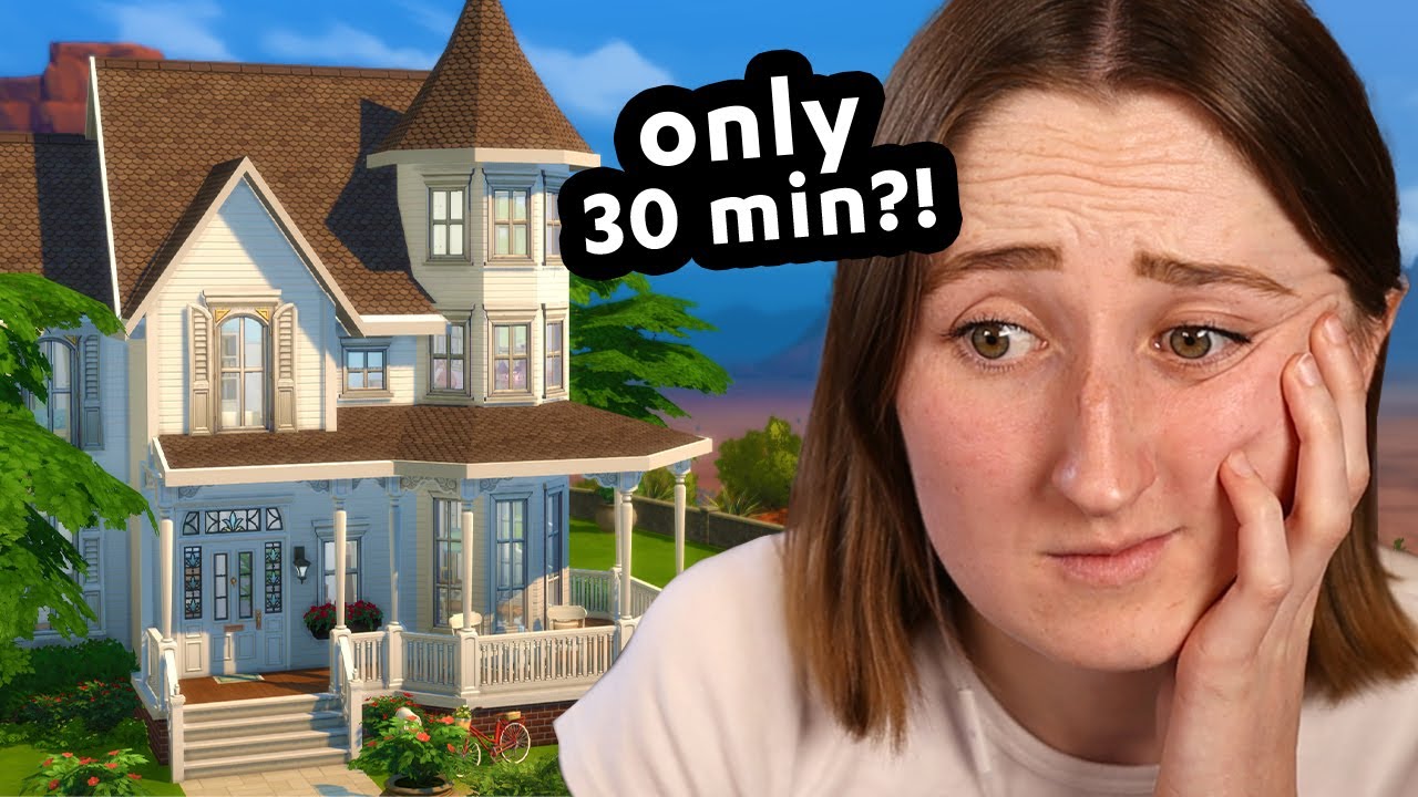 building a sims house AS FAST AS POSSIBLE