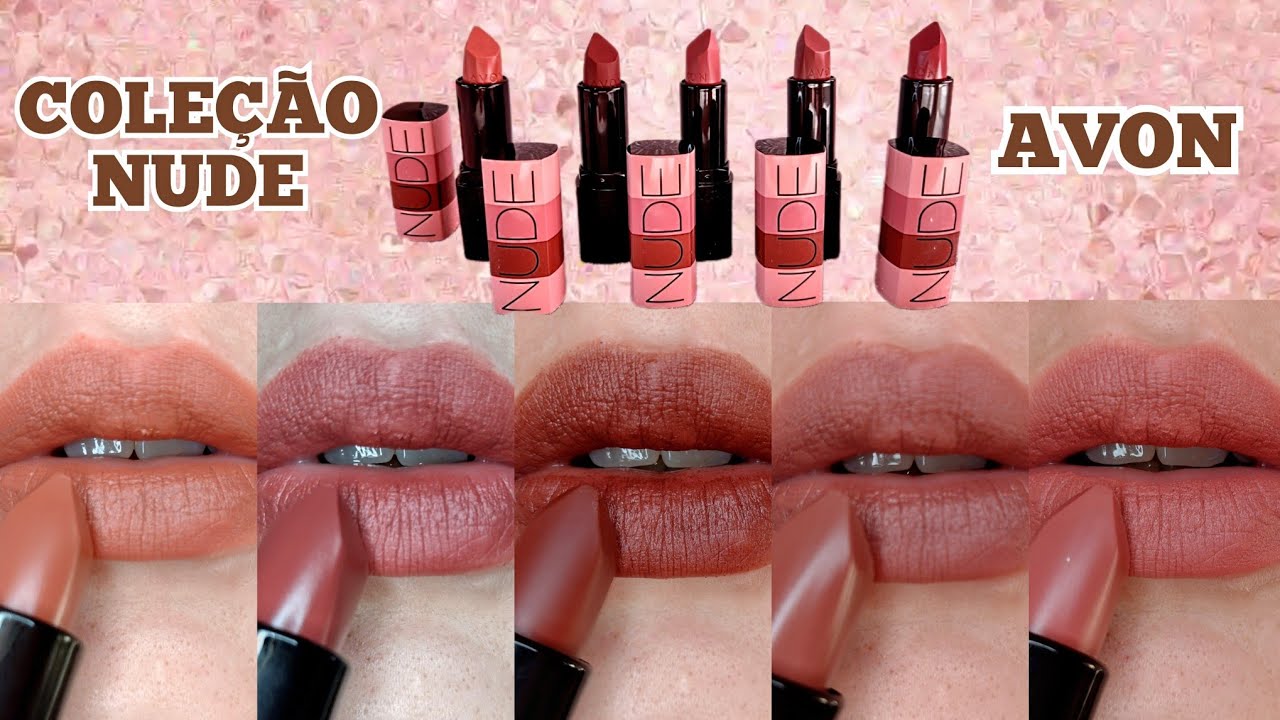 BATOM ULTRAMATTE AVON COLE&Ccedil;&Atilde;O NUDE NOVAS CORES 2022