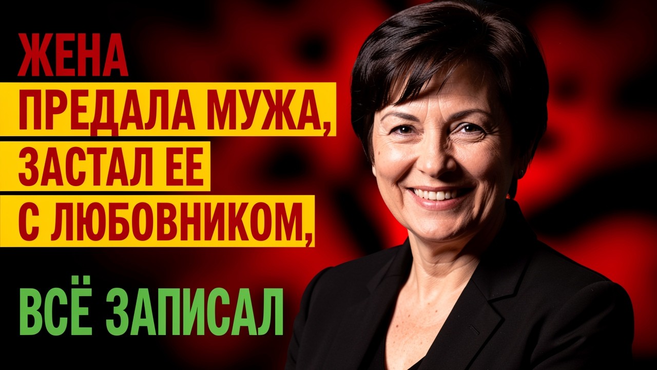 Жена предала мужа, застал её с любовником, всё записал - аудиорассказ