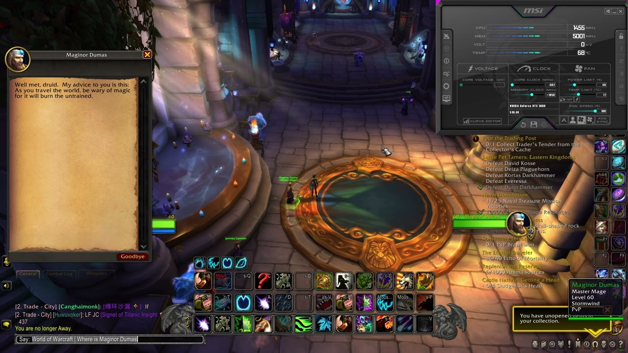 World of Warcraft | Where is the Mage Trainer in Stormwind