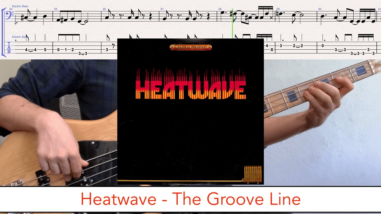 Heatwave - The Groove Line // bass playalong w/tabs (1977 - disco/funk)
